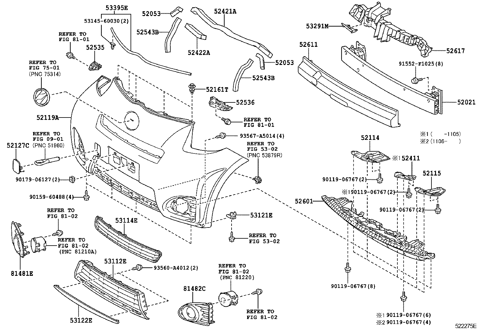  IQ |  FRONT BUMPER BUMPER STAY