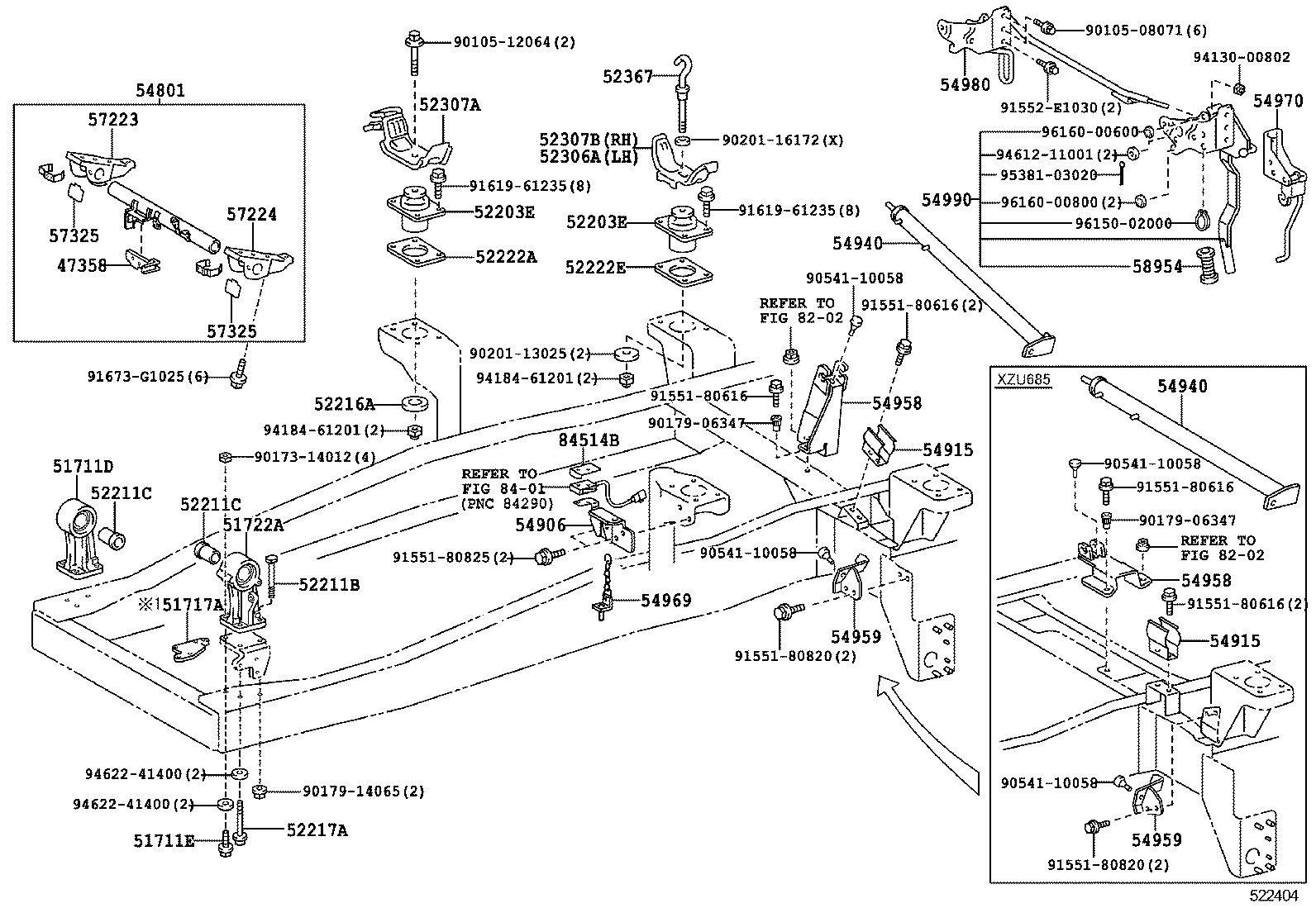  DYNA TOYOACE |  CAB MOUNTING BODY MOUNTING