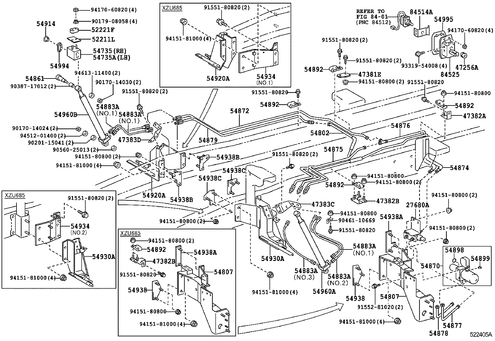  DYNA TOYOACE |  CAB MOUNTING BODY MOUNTING