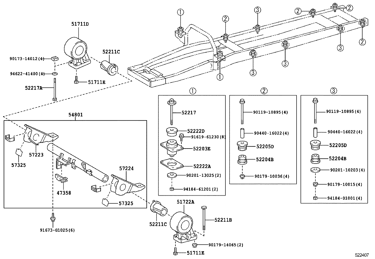 DYNA TOYOACE |  CAB MOUNTING BODY MOUNTING