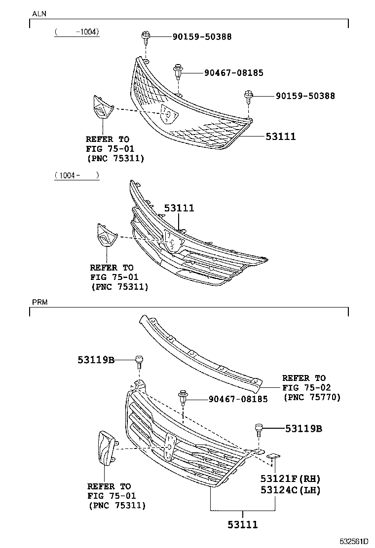  PREMIO ALLION |  RADIATOR GRILLE
