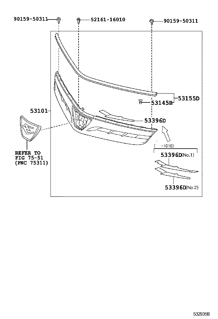  ESTIMA |  RADIATOR GRILLE