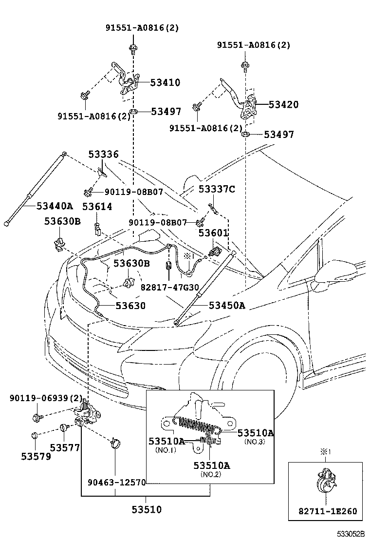  SAI |  HOOD LOCK HINGE