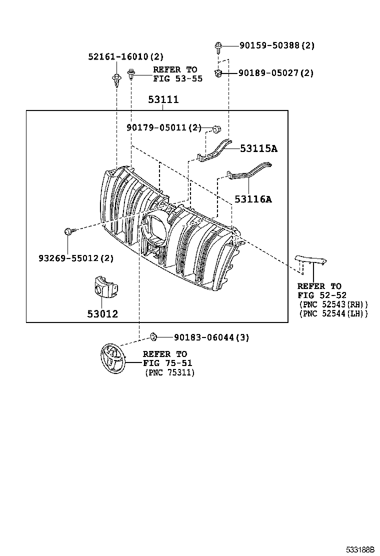  LAND CRUISER PRADO |  RADIATOR GRILLE