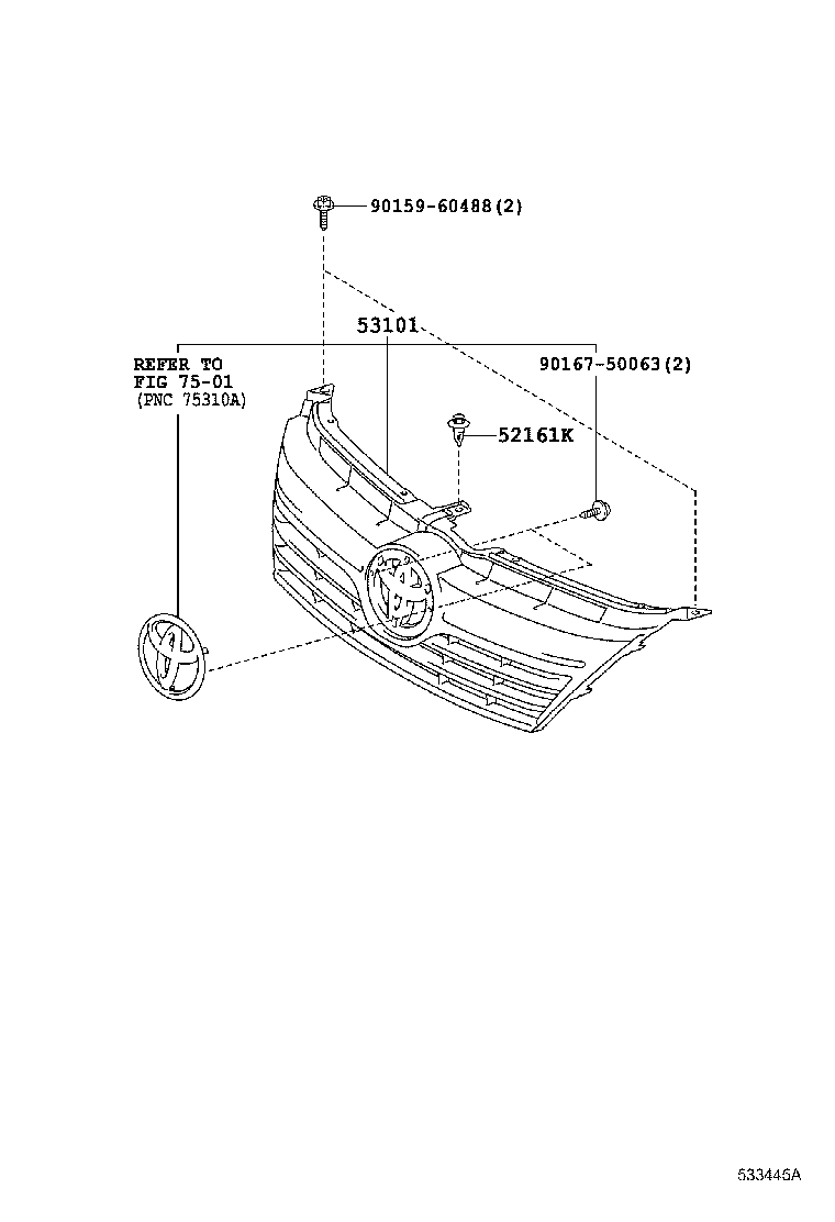  CAMRY HYBRID |  RADIATOR GRILLE