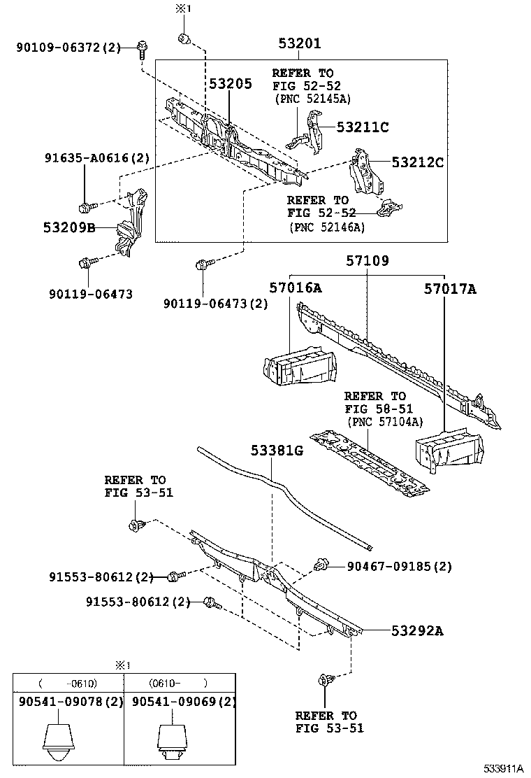  HIACE REGIUSACE |  FRONT FENDER APRON DASH PANEL