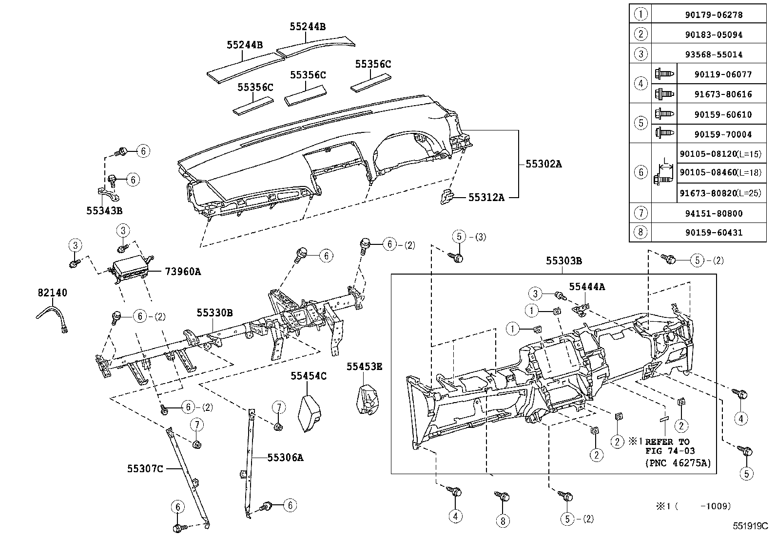  PREMIO ALLION |  INSTRUMENT PANEL GLOVE COMPARTMENT
