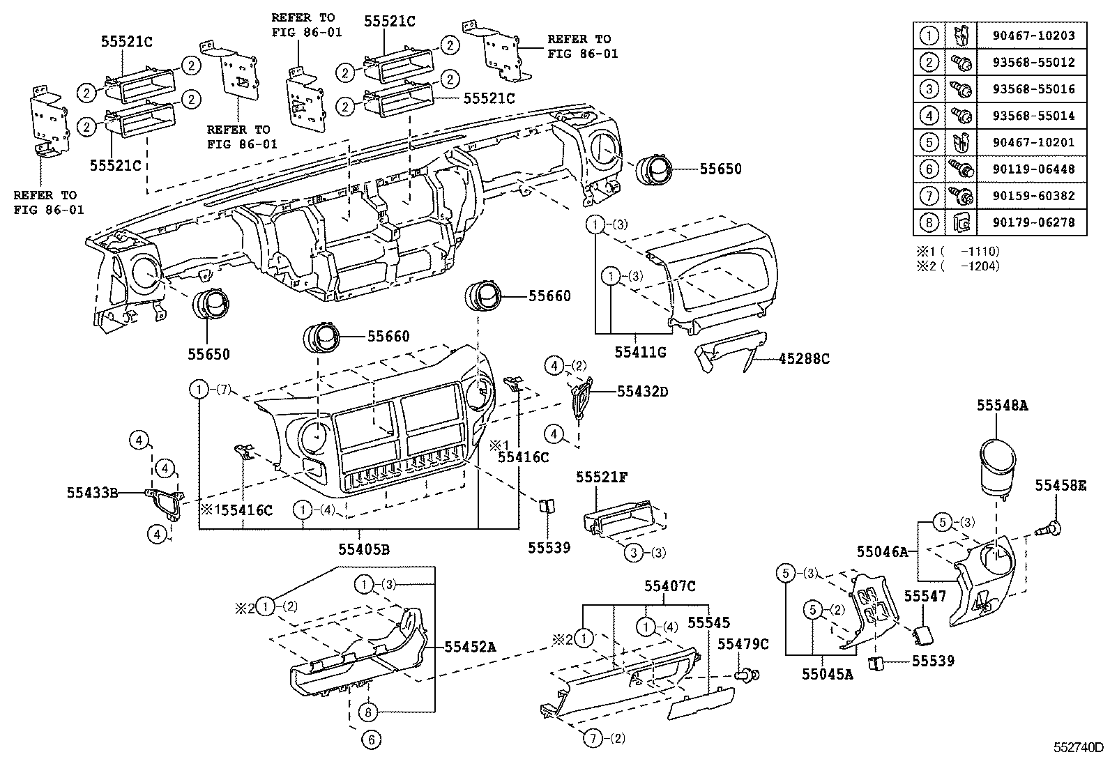  DYNA TOYOACE HV |  INSTRUMENT PANEL GLOVE COMPARTMENT