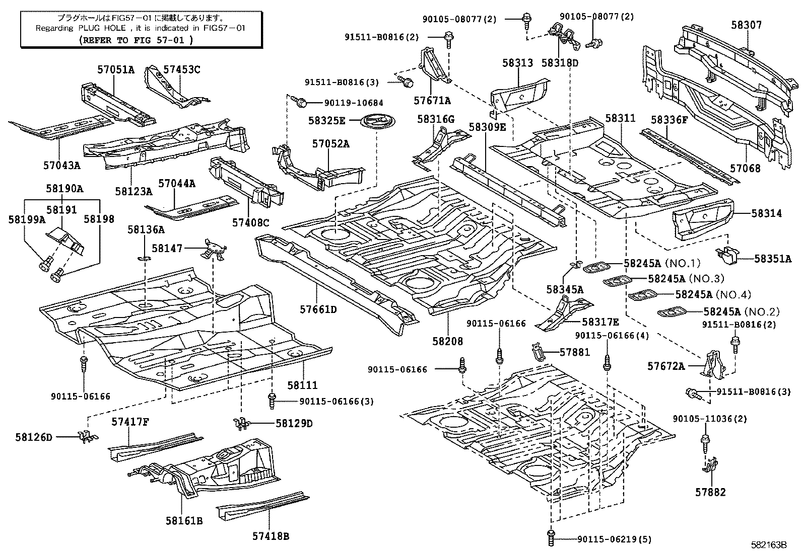  ISIS |  FLOOR PAN LOWER BACK PANEL