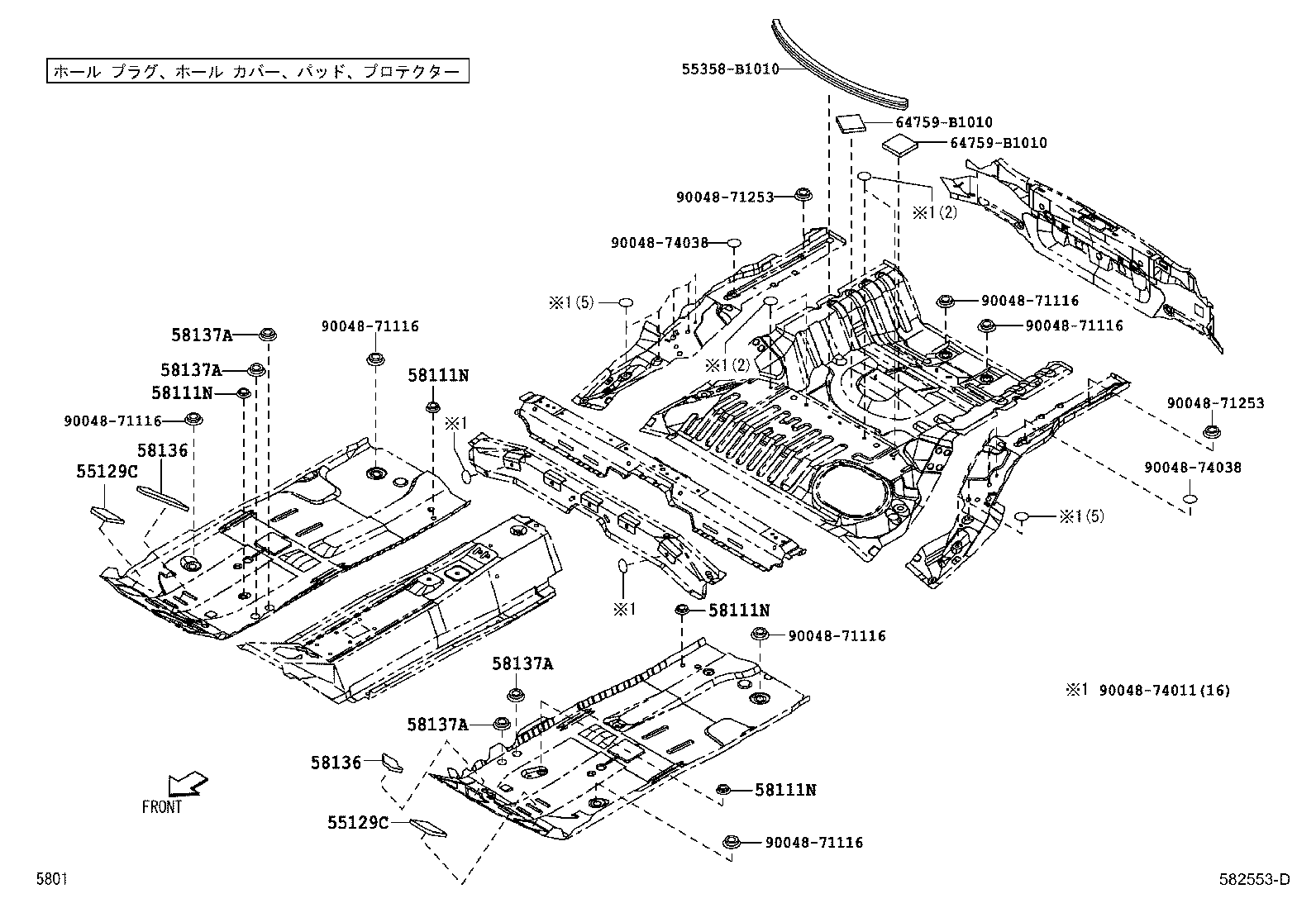  BB |  FLOOR PAN LOWER BACK PANEL