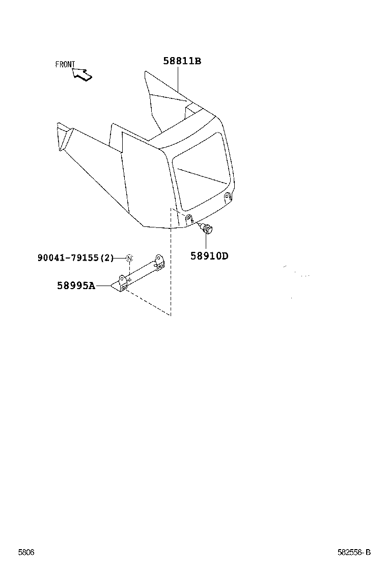  BB |  CONSOLE BOX BRACKET