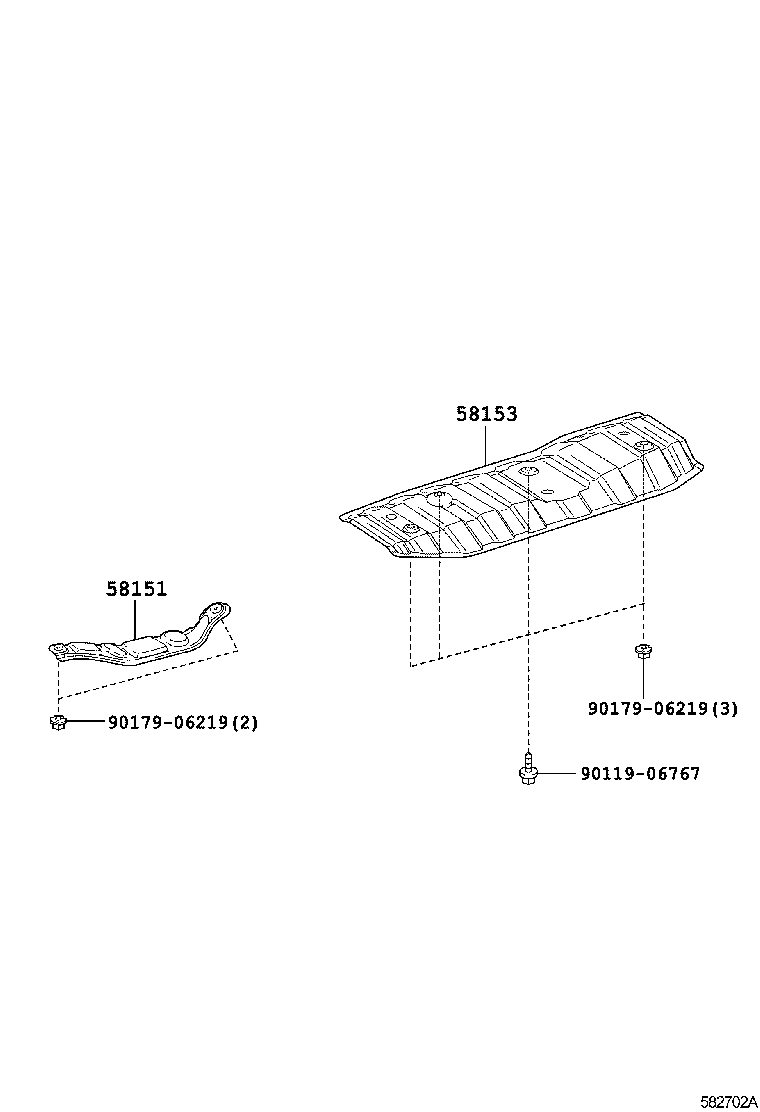  ESTIMA HYBRID |  FLOOR INSULATOR