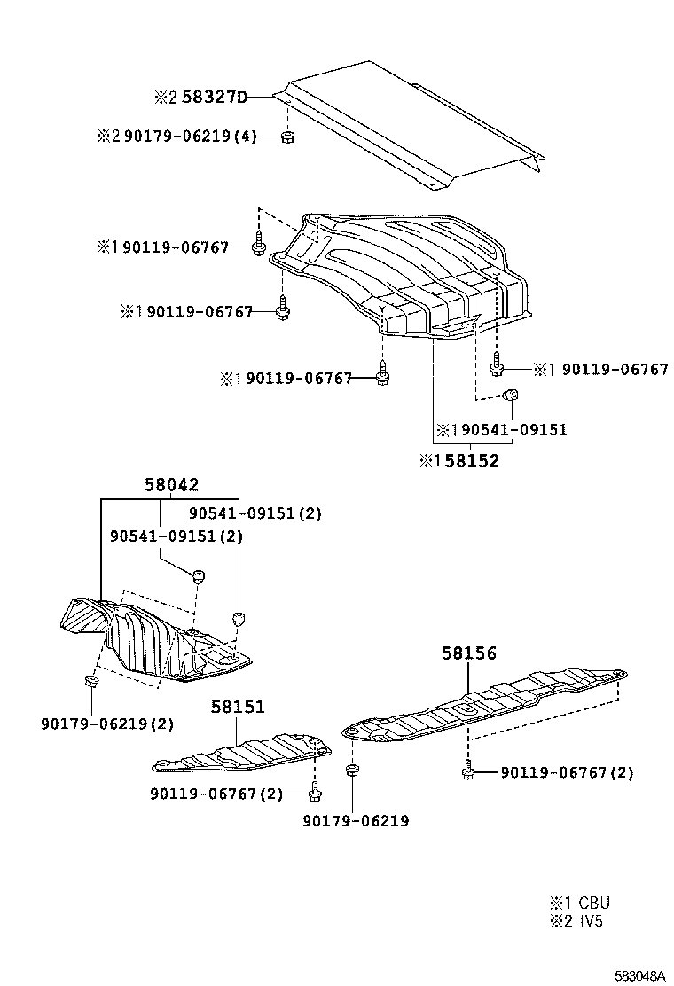  NOAH VOXY |  FLOOR INSULATOR
