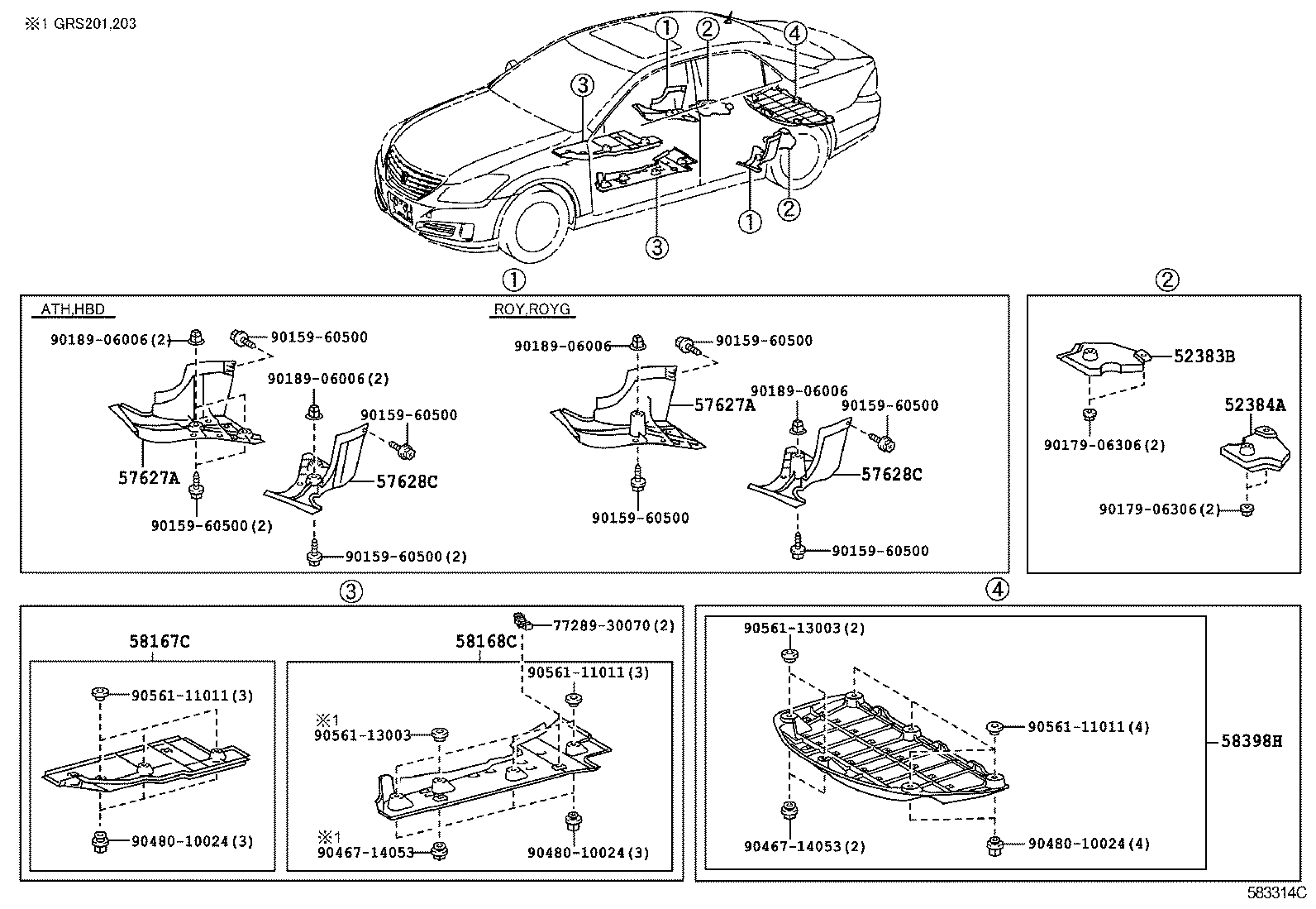  CROWN |  FLOOR PAN LOWER BACK PANEL