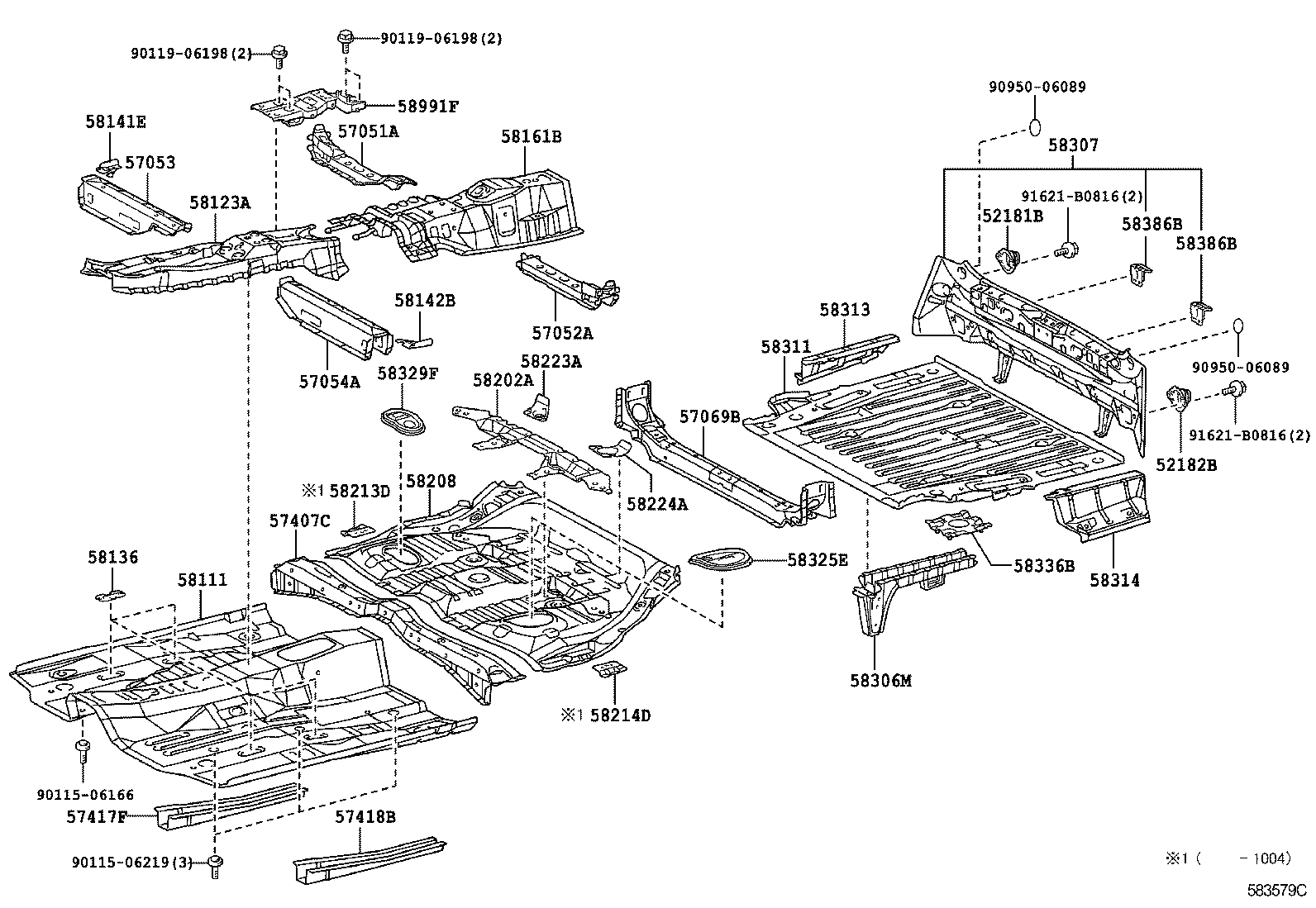  WISH |  FLOOR PAN LOWER BACK PANEL