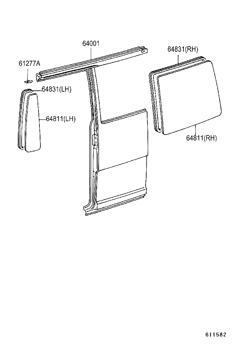  COASTER |  ROOF PANEL BACK PANEL