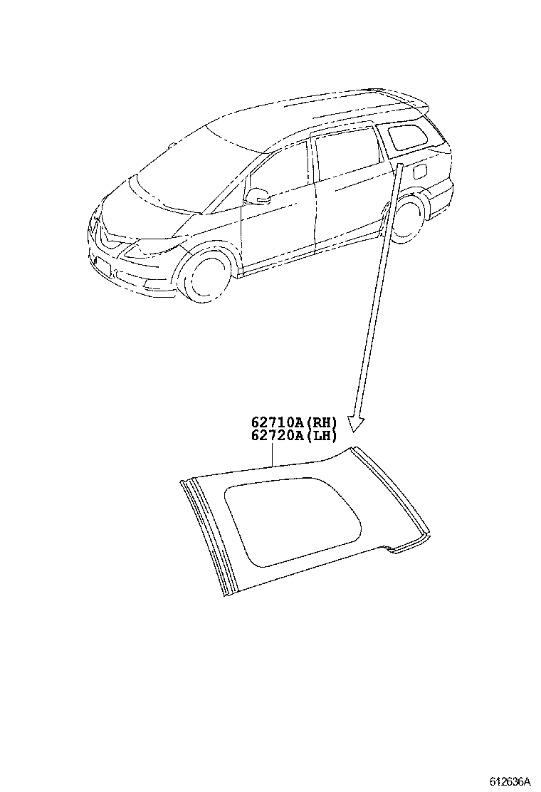  ESTIMA HYBRID |  SIDE WINDOW