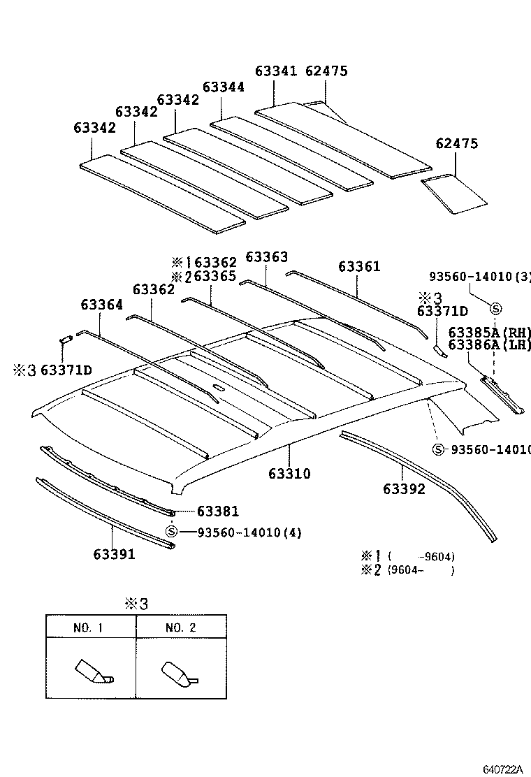  CROWN COMFORT SED |  ROOF HEADLINING SILENCER PAD