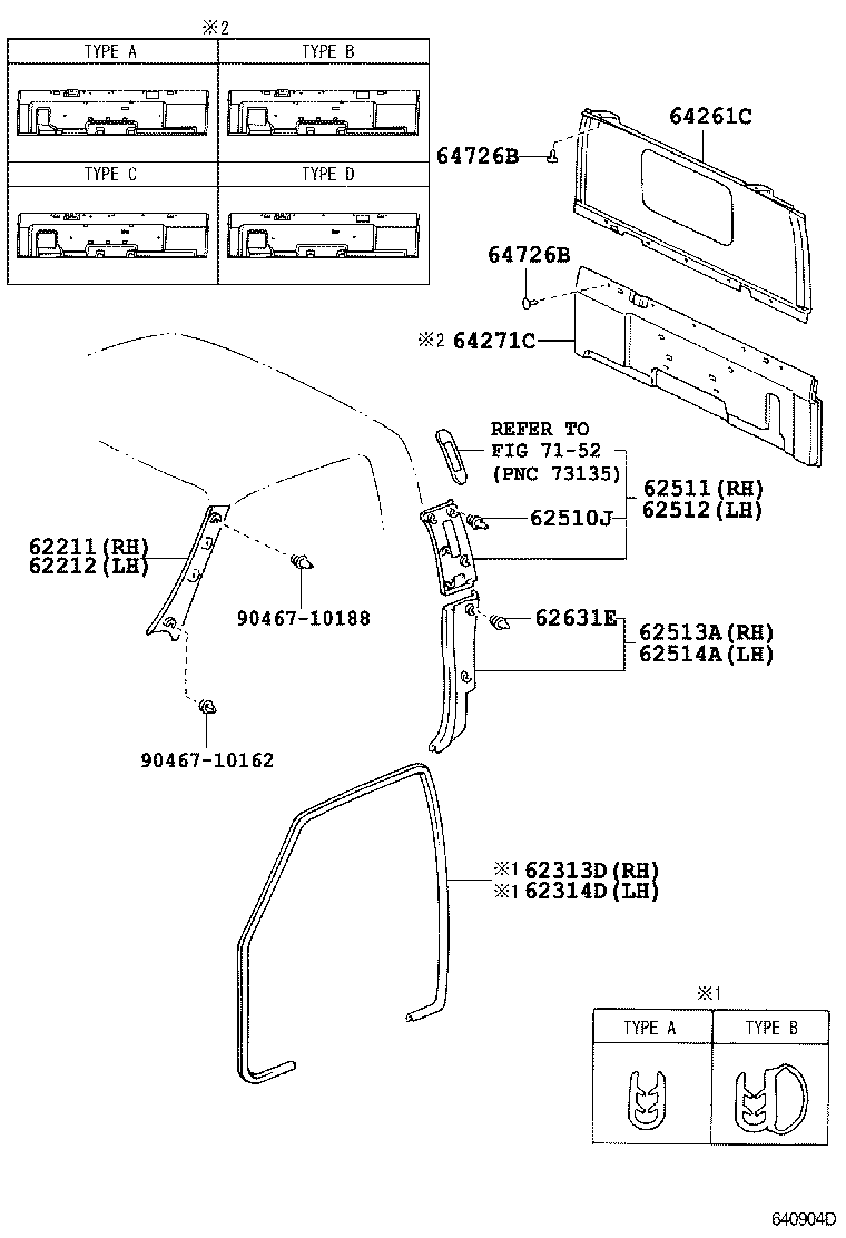  DYNA TOYOACE |  INSIDE TRIM BOARD
