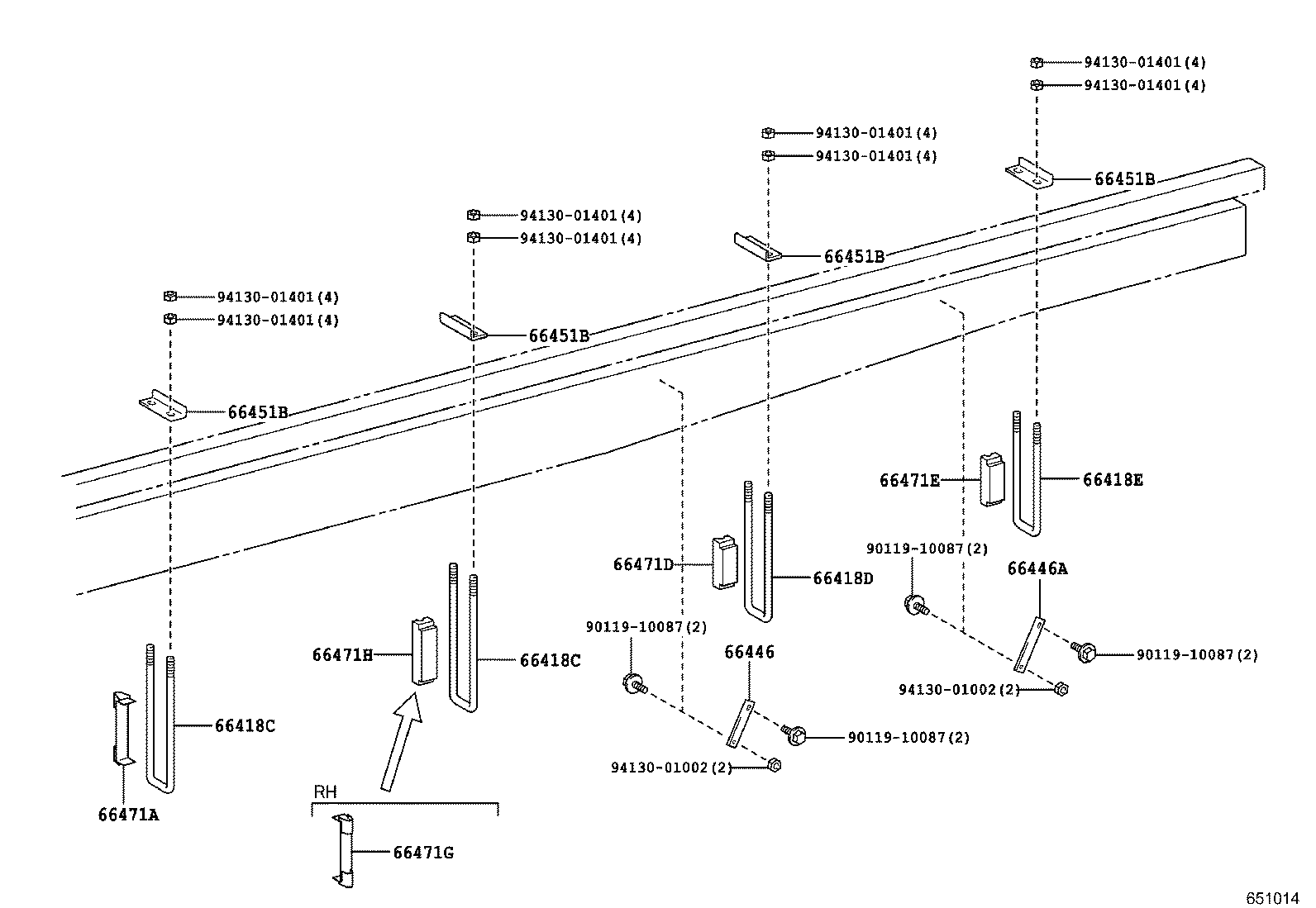  DYNA TOYOACE |  REAR BODY MOUNTING