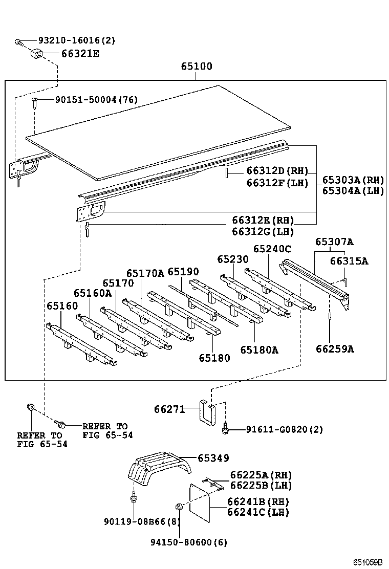  DYNA TOYOACE |  REAR BODY FLOOR FENDER