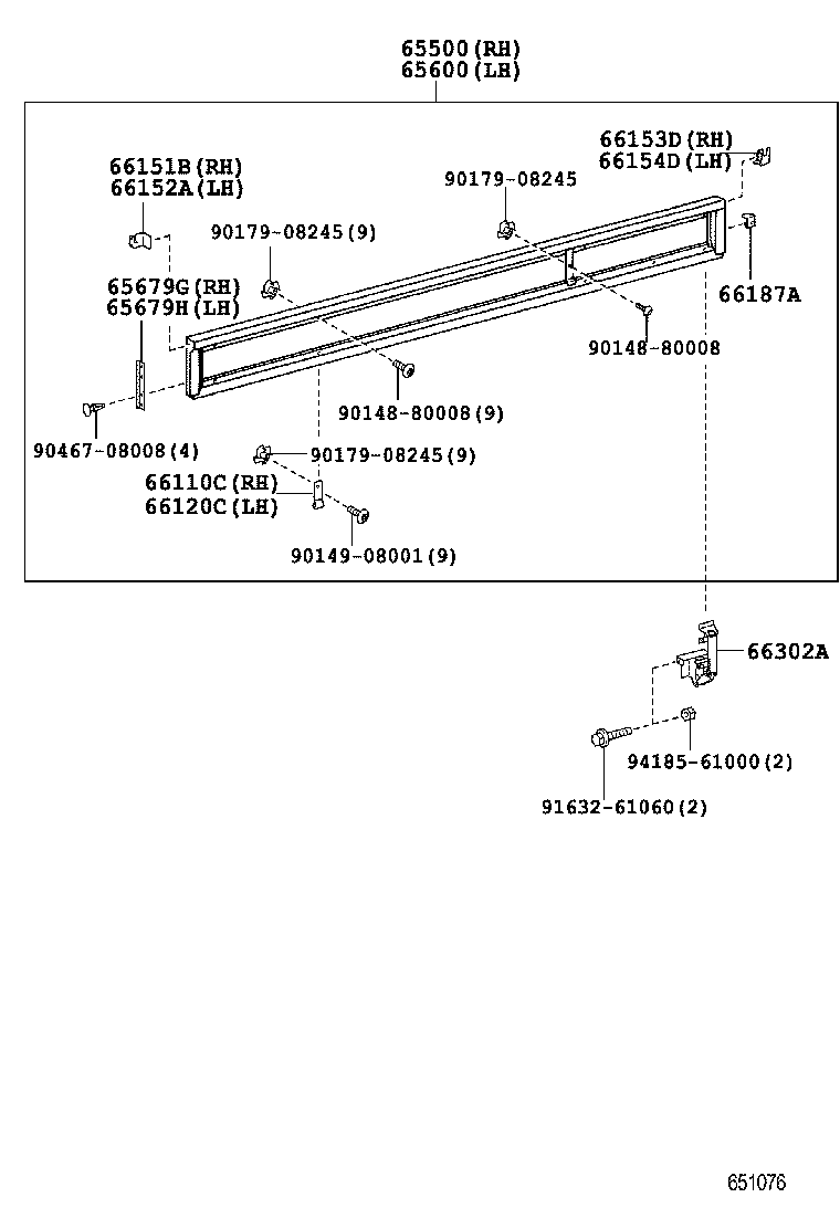  DYNA TOYOACE |  REAR BODY SIDE PANEL