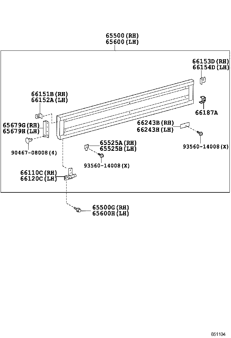  DYNA TOYOACE |  REAR BODY SIDE PANEL