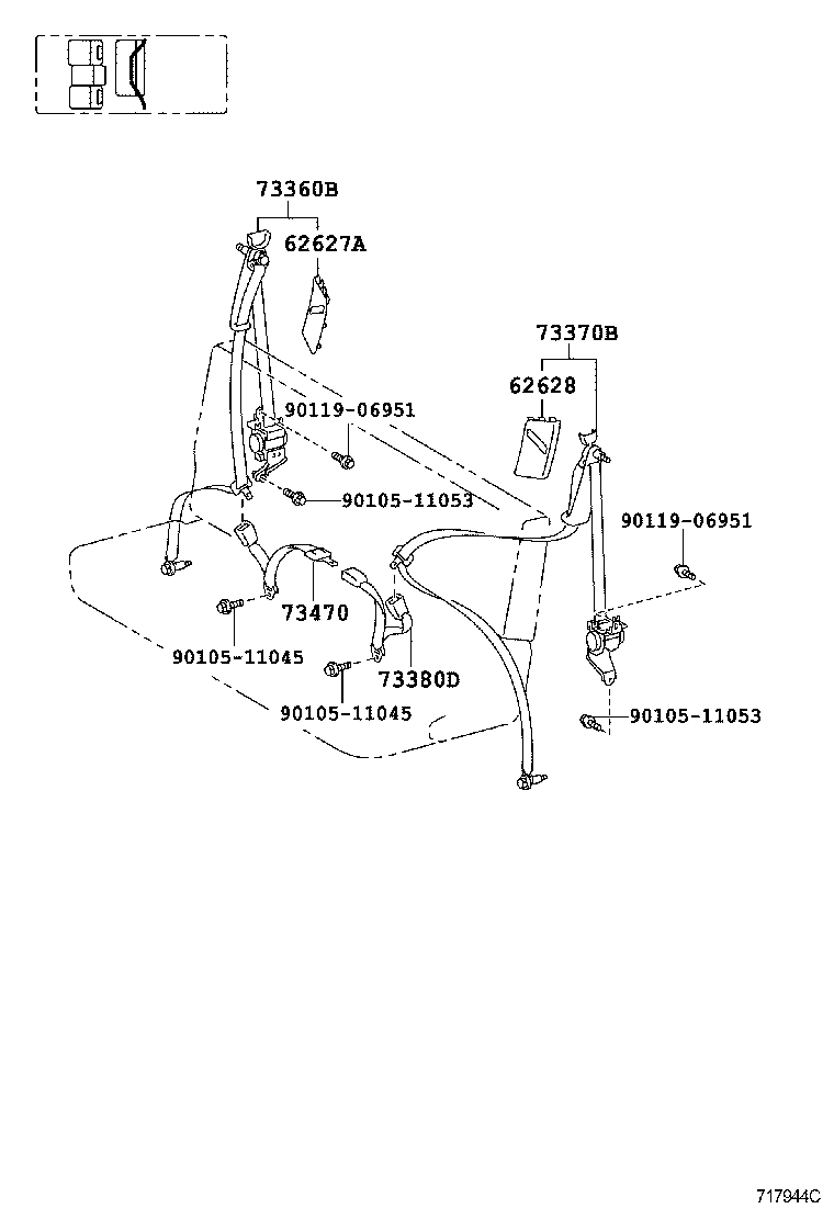  HIACE REGIUSACE |  SEAT BELT
