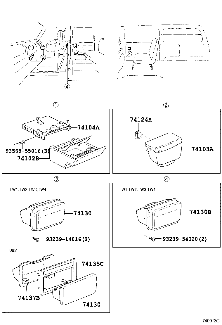  DYNA TOYOACE |  ASH RECEPTACLE
