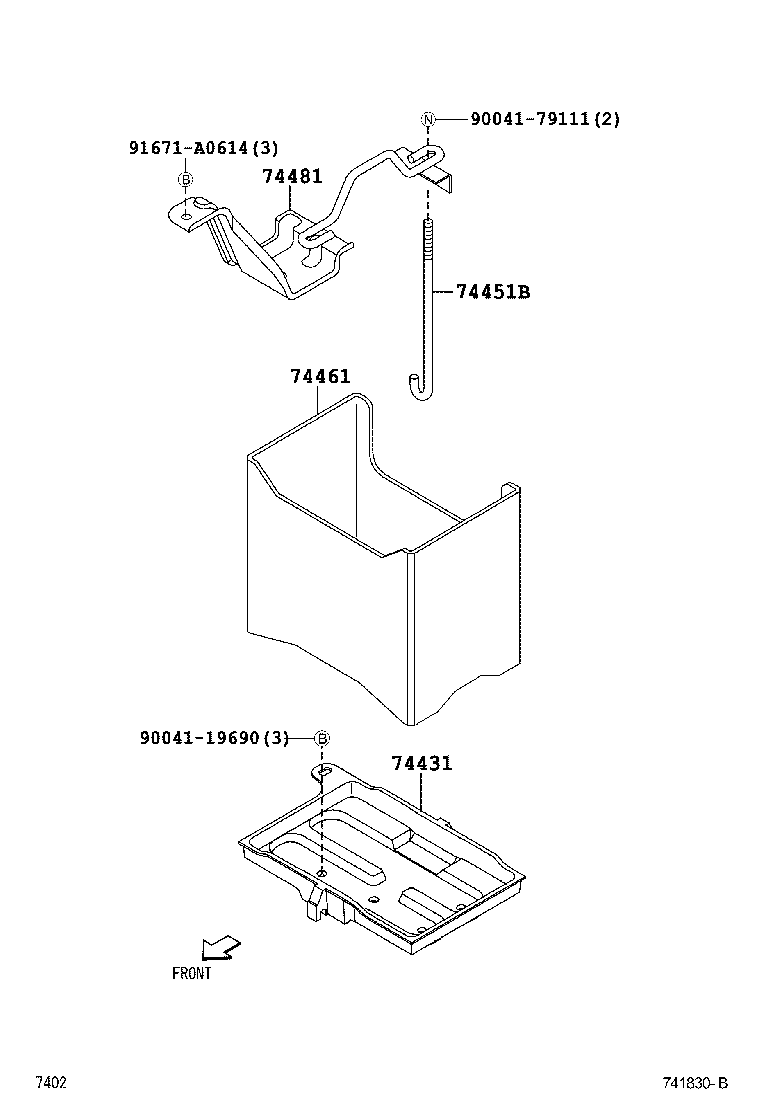  BB |  BATTERY CARRIER