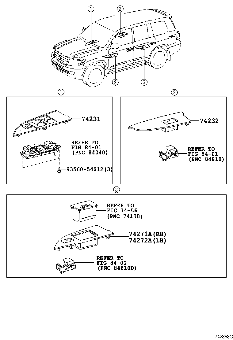  LAND CRUISER 200 202 |  ARMREST VISOR