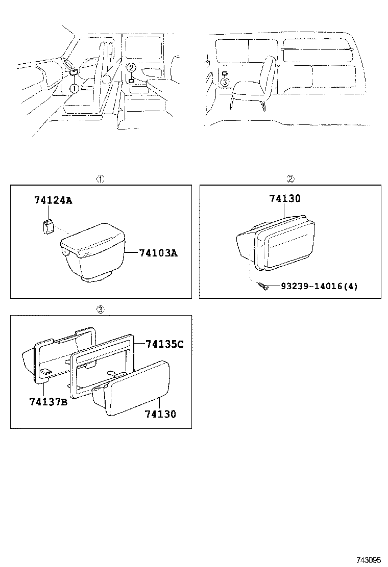  DYNA TOYOACE |  ASH RECEPTACLE