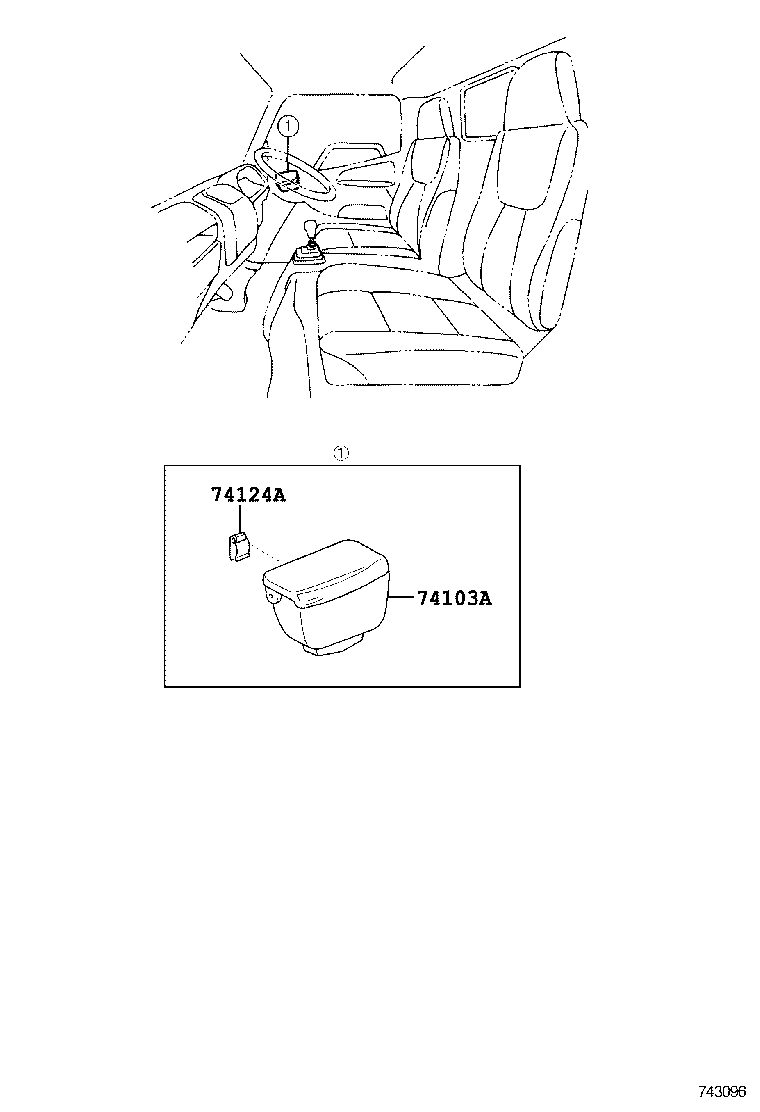  DYNA TOYOACE HV |  ASH RECEPTACLE