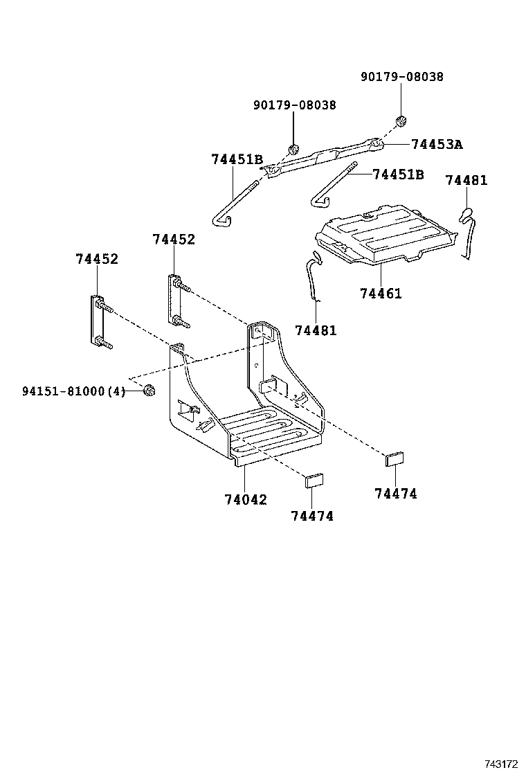  DYNA TOYOACE |  BATTERY CARRIER