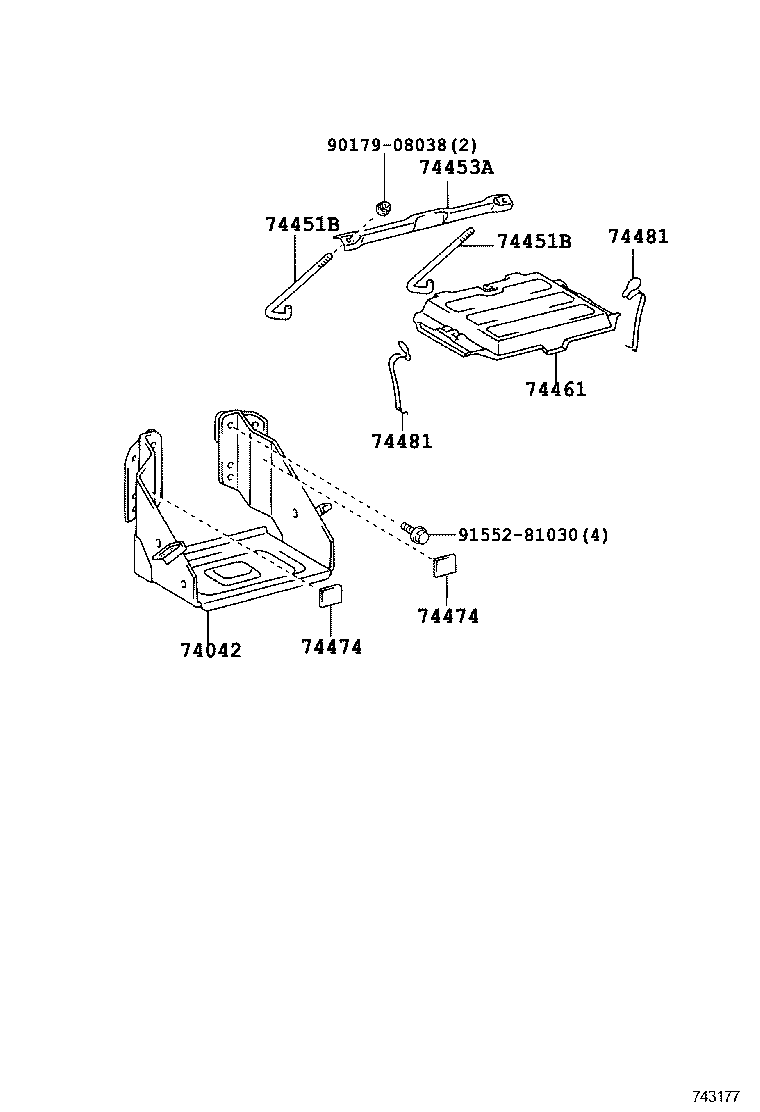  DYNA TOYOACE |  BATTERY CARRIER