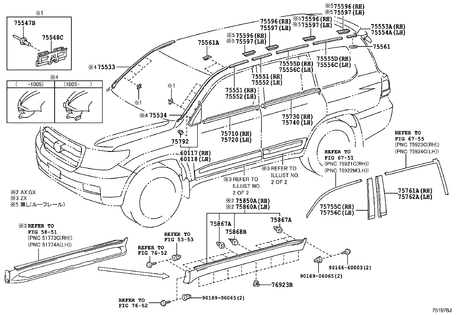  LAND CRUISER 200 202 |  MOULDING