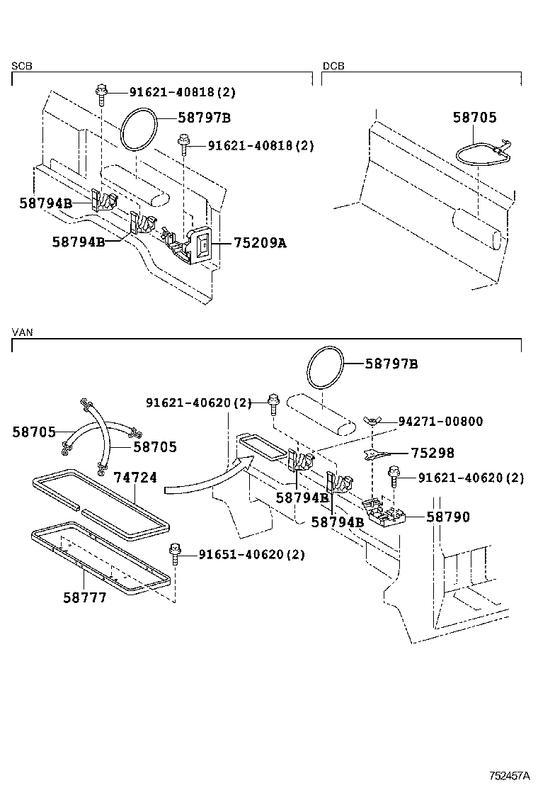  DYNA TOYOACE |  TOOL BOX LICENSE PLATE BRACKET