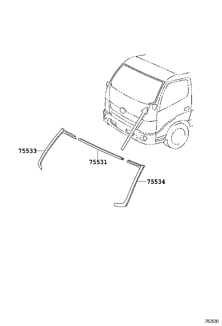  DYNA TOYOACE HV |  MOULDING