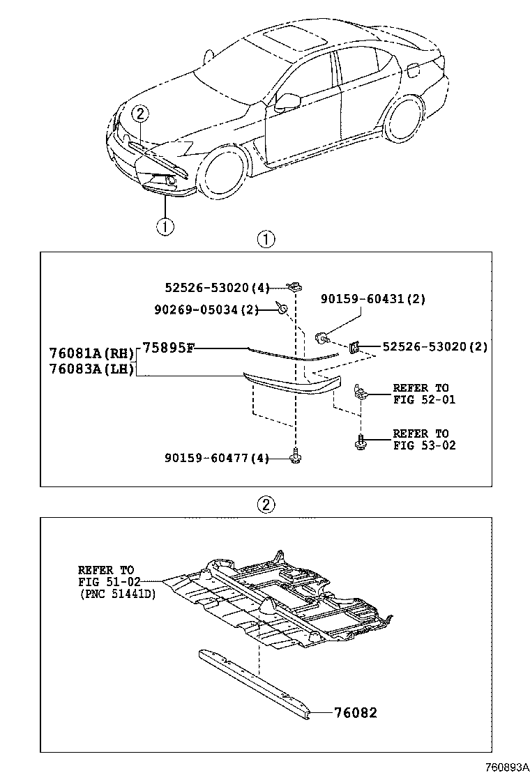  IS F |  MUDGUARD SPOILER