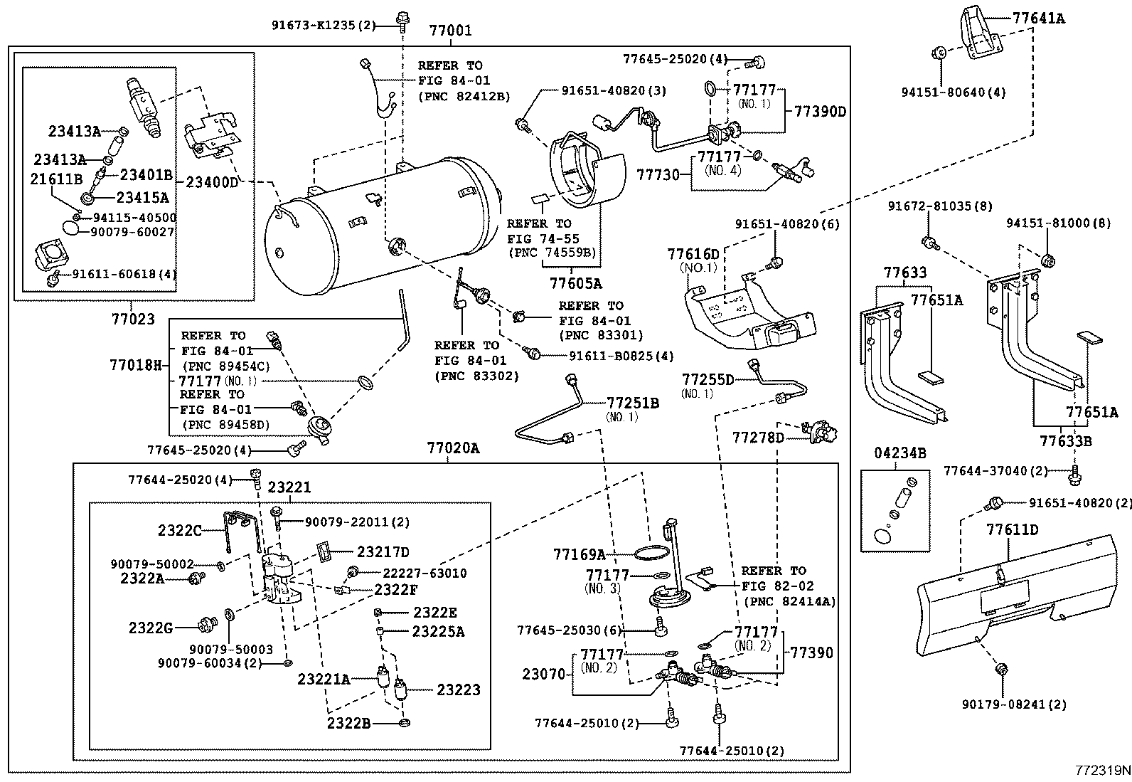  DYNA TOYOACE |  FUEL TANK TUBE
