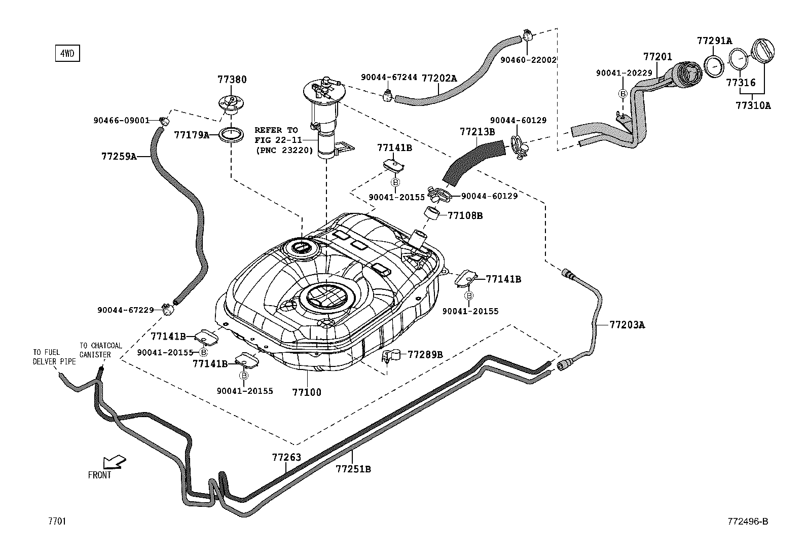  BB |  FUEL TANK TUBE