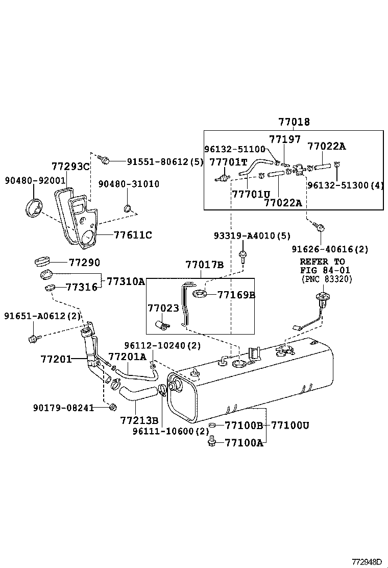  DYNA TOYOACE |  FUEL TANK TUBE