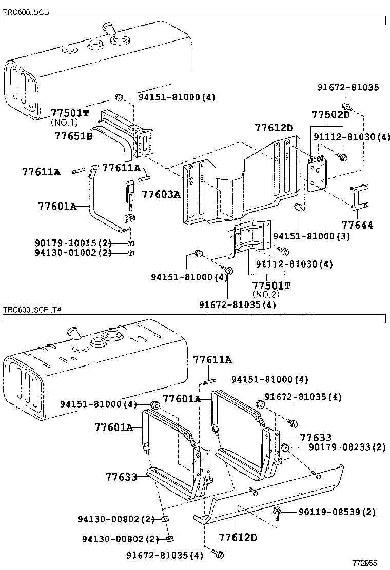  DYNA TOYOACE |  FUEL TANK TUBE