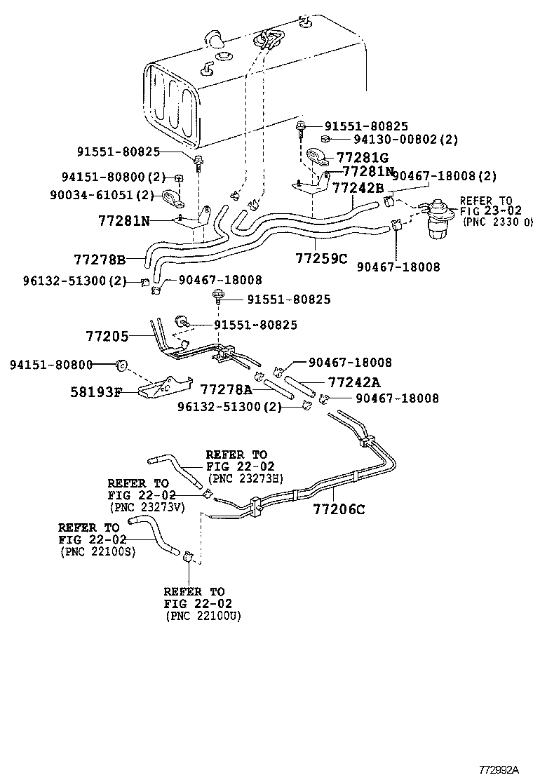  DYNA TOYOACE HV |  FUEL TANK TUBE