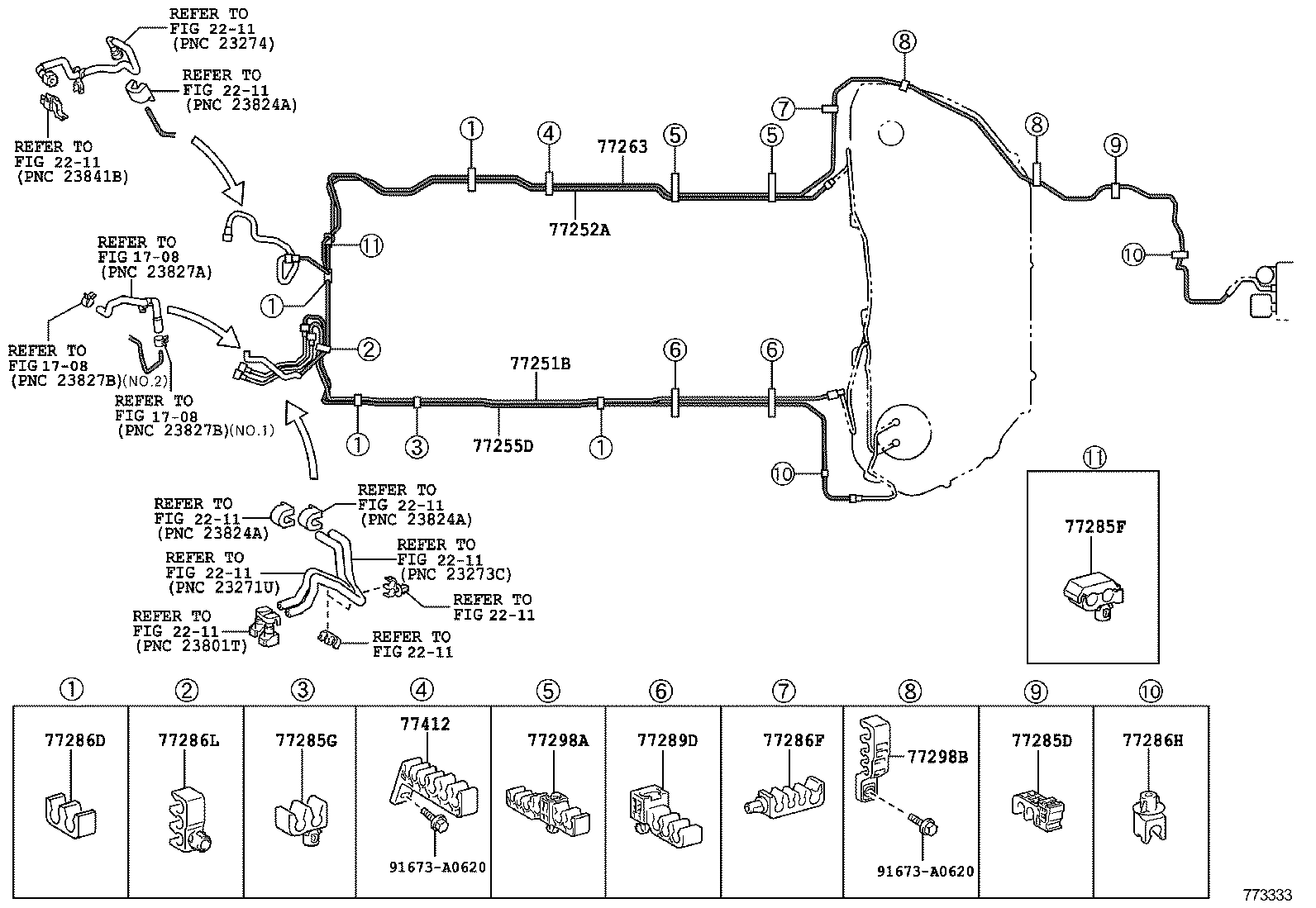  LS600H 600HL |  FUEL TANK TUBE