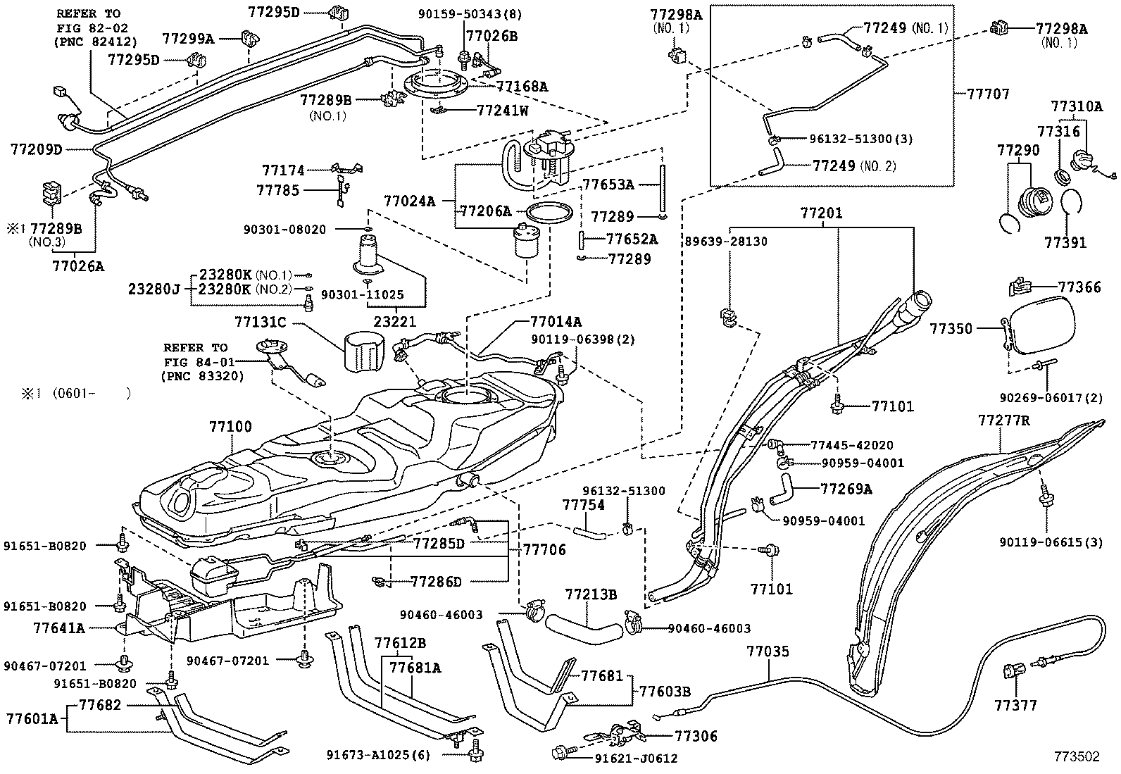 RAV4 VANGUARD |  FUEL TANK TUBE