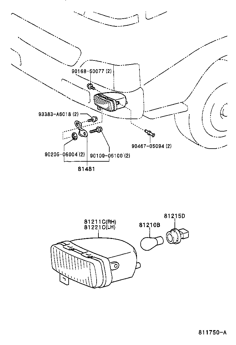  DYNA TOYOACE |  FOG LAMP
