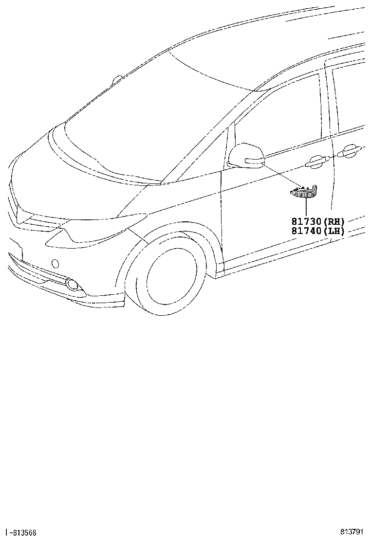  ESTIMA HYBRID |  SIDE TURN SIGNAL LAMP OUTER MIRROR LAMP