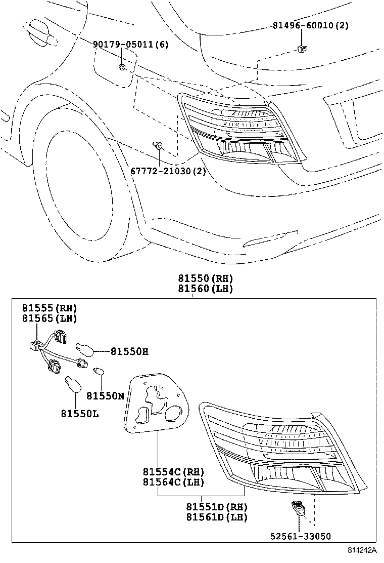  PREMIO ALLION |  REAR COMBINATION LAMP