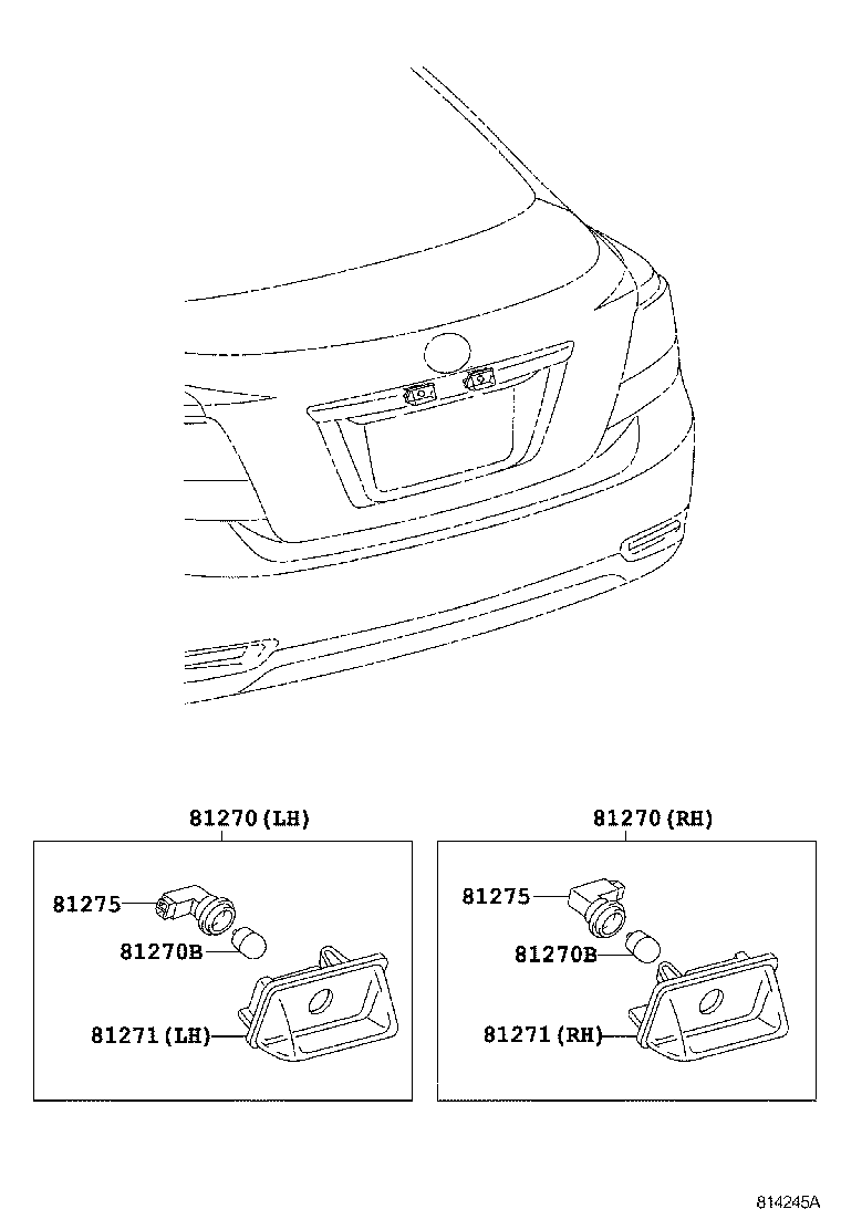  PREMIO ALLION |  REAR LICENSE PLATE LAMP
